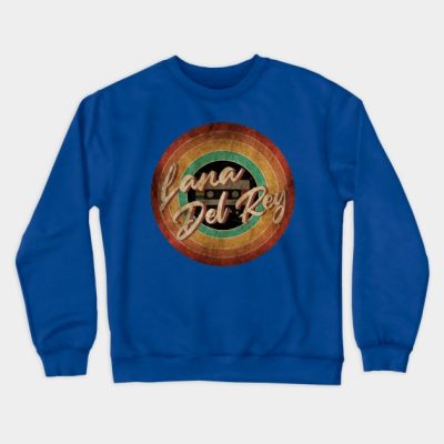 Lana Del Rey Vintage Circle Art Crewneck Sweatshirt Official Lana Del Rey Shop