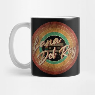 Lana Del Rey Vintage Circle Art Mug Official Lana Del Rey Shop