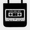 Lana Del Rey Vintage Cassette White Tote Official Lana Del Rey Shop