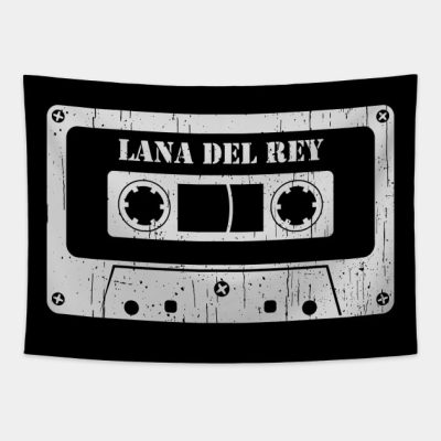 Lana Del Rey Vintage Cassette White Tapestry Official Lana Del Rey Shop