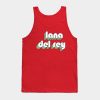 Lana Del Rey Retro Rainbow Typography Faded Style Tank Top Official Lana Del Rey Shop