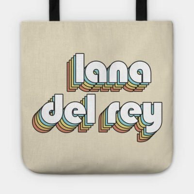 Lana Del Rey Retro Rainbow Typography Faded Style Tote Official Lana Del Rey Shop