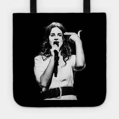 Memorable Hand Sign Lana Del Rey Retro Design Tote Official Lana Del Rey Shop