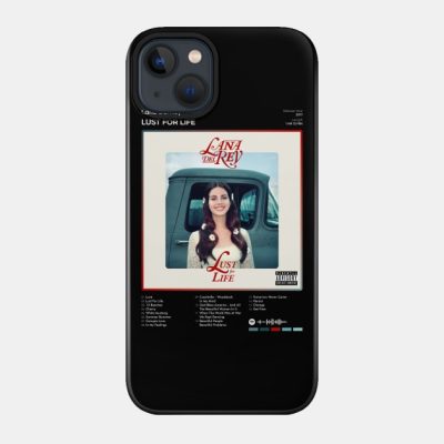 Lana Del Rey Lust For Life Tracklist Album Phone Case Official Lana Del Rey Shop