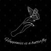 Happiness Is A Butterfly Throw Pillow Official Lana Del Rey Shop