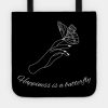 Happiness Is A Butterfly Tote Official Lana Del Rey Shop