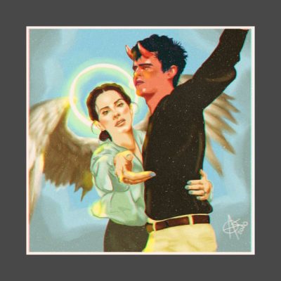 Norman Rockwell Heavenly Version Pin Official Lana Del Rey Shop