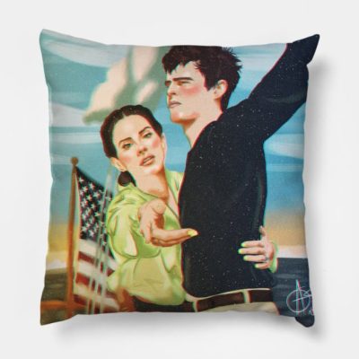 Normal Rockwell Standar Version Throw Pillow Official Lana Del Rey Shop