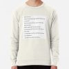 Beautiful- Lana Del Rey Blue Banisters Lyrics Sweatshirt Official Lana Del Rey Shop