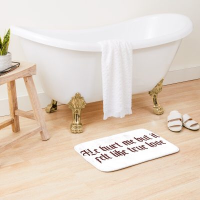 He Hurt Me But It Felt Like True Love Ultraviolence Lana Del Rey Bath Mat Official Lana Del Rey Shop