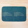 Lana Del Rey - Blue Banisters Lyrics Sticker Bath Mat Official Lana Del Rey Shop