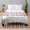 Young And Beautiful Lana Del Rey Lyrics Throw Blanket Official Lana Del Rey Shop