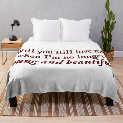 Young And Beautiful Lana Del Rey Lyrics Throw Blanket Official Lana Del Rey Shop