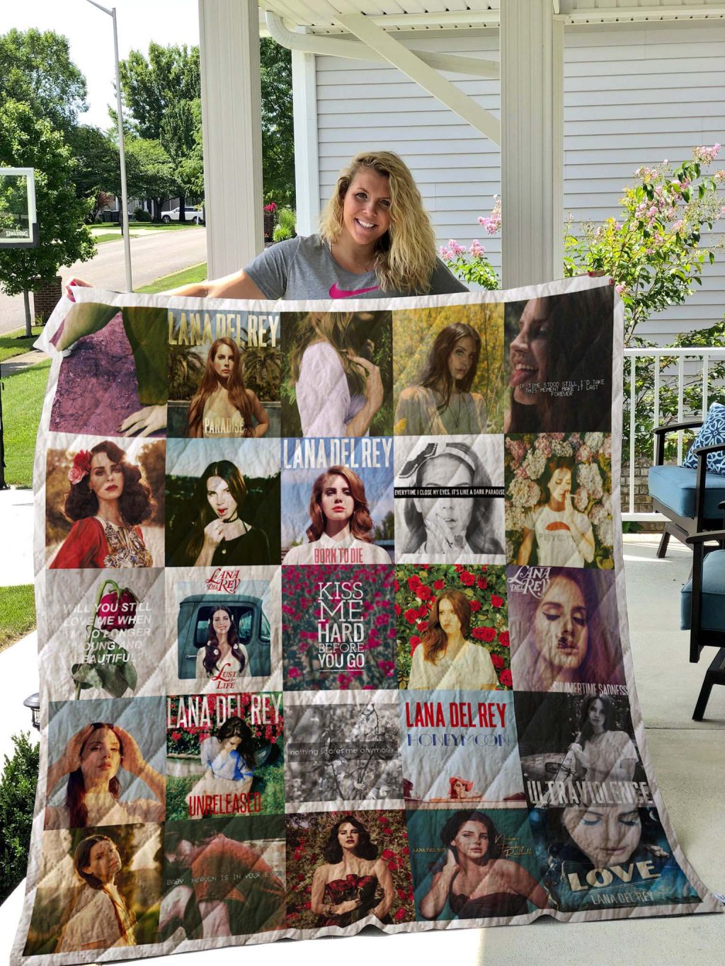 1589979574 lana del rey albums quilt blanket for fans mockup - Lana Del Rey Shop