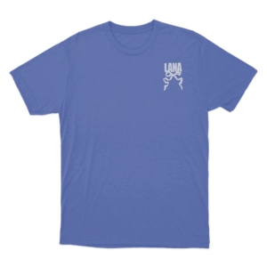 LANA Ribbon Logo T Shirt Blue