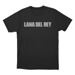 Lana Del Rey Logo T Shirt Black