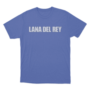 Lana Del Rey Logo T Shirt Blue